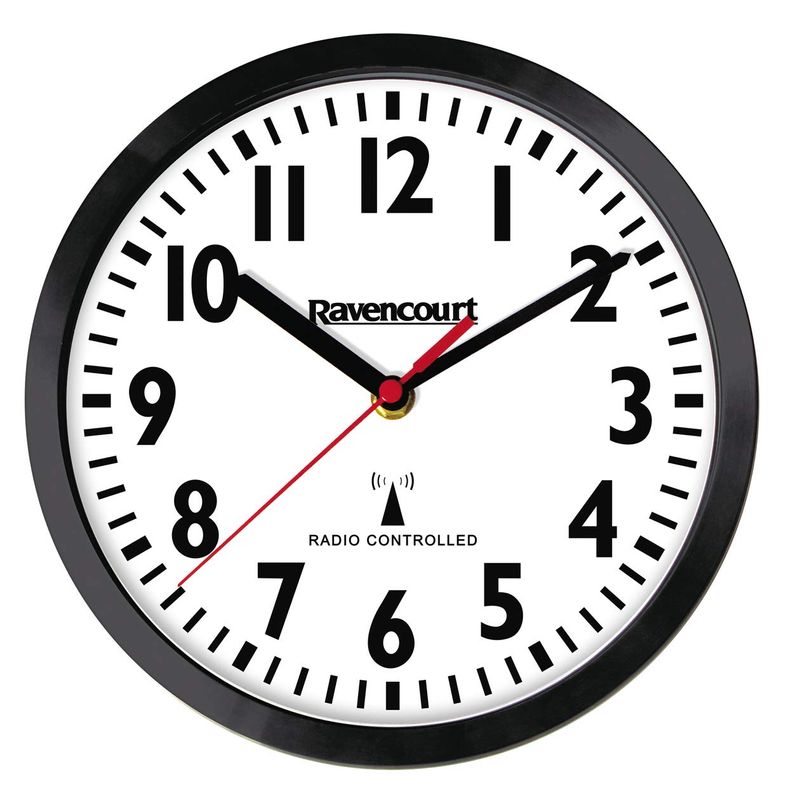 Ravencourt Radio Controlled Analogue Clock ¦ For Schools, Hospitals ...