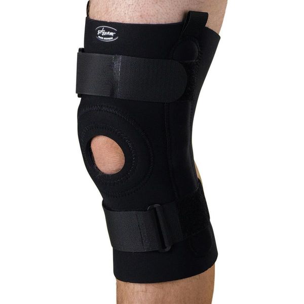 U-Shaped Hinged Knee Support, Large