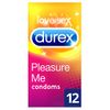 Durex Pleasure Me Ribbed and Dotted Condoms (Pack of 12)