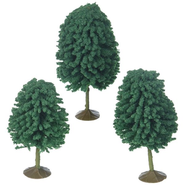 Bachmann Trains - SCENE SCAPES - 3"- 4" DECIDUOUS TREES (3 per box) - HO Scale