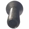 1-64 x 1/8" Flat Head Socket Cap Screws, Allen Socket Drive, Alloy Steel, Full Thread, Black Oxide, Machine Thread, Quantity 25