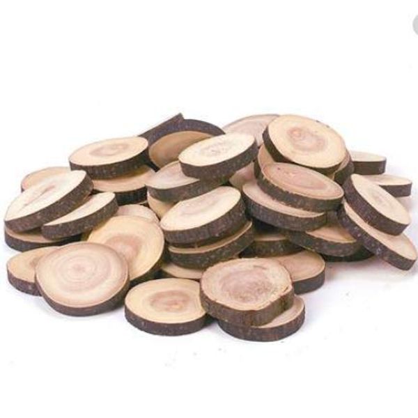 Tree Blocks Craft Rounds (50 Count)