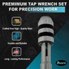 ASSORTS T-Handle Tap Wrench Set – 3 Pcs | Solid Collet Jaws for Precision Tapping & Reaming