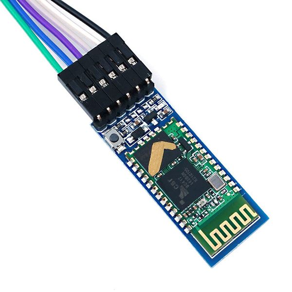 DollaTek 05 Wireless Bluetooth Transceiver Modul Slave and Master RS232 with 6 set cable for Arduino