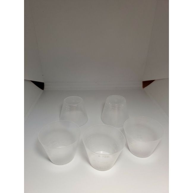 100 - 1oz Graduated Non Sterile Cups Crafts,