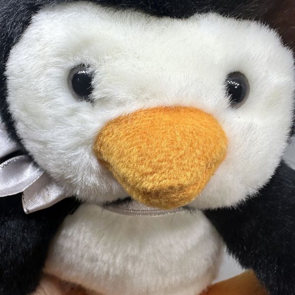 Russ Berrie Shining Stars Penguin 8″ Plush Stuffed Animal Toy Black White Gift