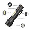 LED Tactical Flashlight Super Bright Mini USB Rechargeable Camping Flashlight US