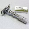 Steel Handle Safety Razor with Chrome Head