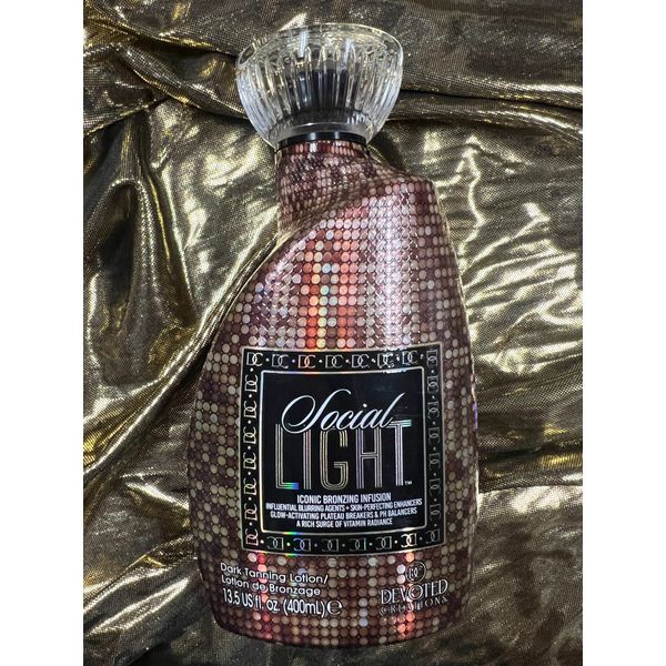 Devoted Creations Social Light Tanning lotion 13.5oz NEW NEW