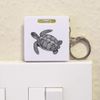 Azeeda 'Sea Turtle' Keyring Tape Measure/Spirit Level Tool (KM00038490)