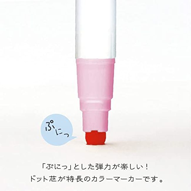 Kuretake ZIG Clean Color Dot Dual-Tip Markers 6/pkg