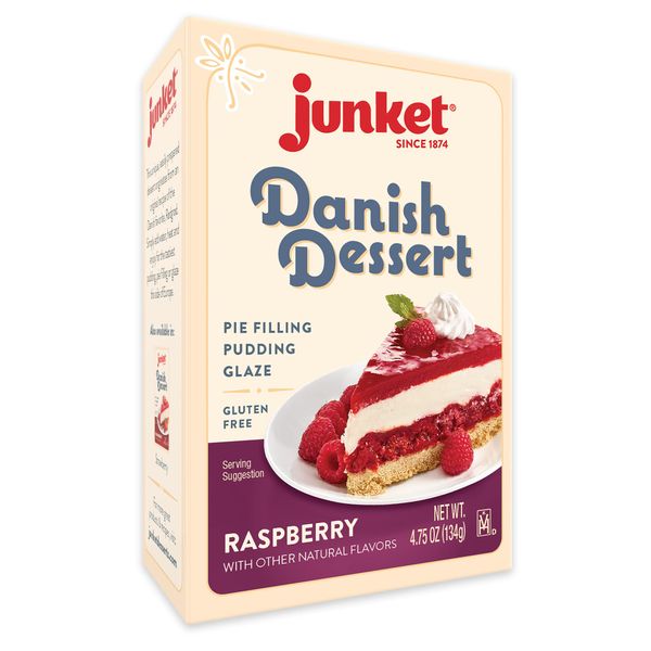 Junket Danish Dessert Raspberry, 4.75 Ounce (Pack of 1) Pie Filling, Puddings and Glazes