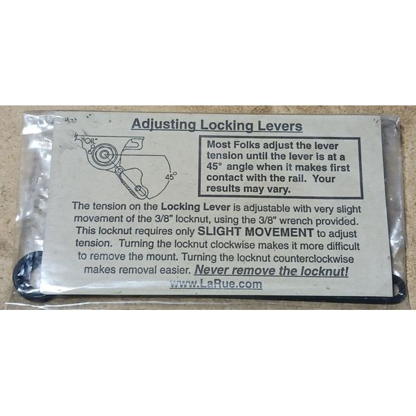 LaRue Tactical Adjusting Locking Lever TOOL SF SOF USGI USMC DELTA