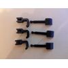 US General Pro tool box Latch / lock replacements V2 1st 2nd Gen 6 PCs set BLACK