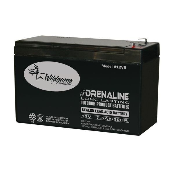 Wildgame Innovations 12 Volt eDRENALINE Rechargeable Tab Style Battery, Multi, One Size (WGI-WGIBT0011)
