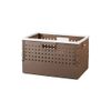 Inplus DIY Home & Kitchen Organization Basket (Brown Large)