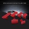 Qiilu Dent Puller, 6Pcs Car Auto Body Dents Removal Pulling Tabs Paintless Dent Repair Tools