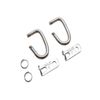 Garage Door Containment C-Hook for Extension Springs Repair & Replacement 2-Pack