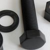 5X Black Hex Head Screws Polypropylene (PP) Plastic Nuts and Bolts, Washers, M16 x 65mm