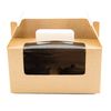 Bakewell's Cake Boxes 10 x Brown Cupcake Boxes 2 Hole Removable Cavity Insert Display Window and Carry Handle
