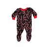 #followme Candy Cane Blanket Sleepers 95197-10179B-2T
