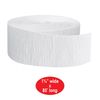 FR Festive Crepe Streamer (white) Party Accessory  (1 count) (1/Pkg)
