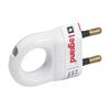 Legrand Plug No Earth 6 Amp with Ring White
