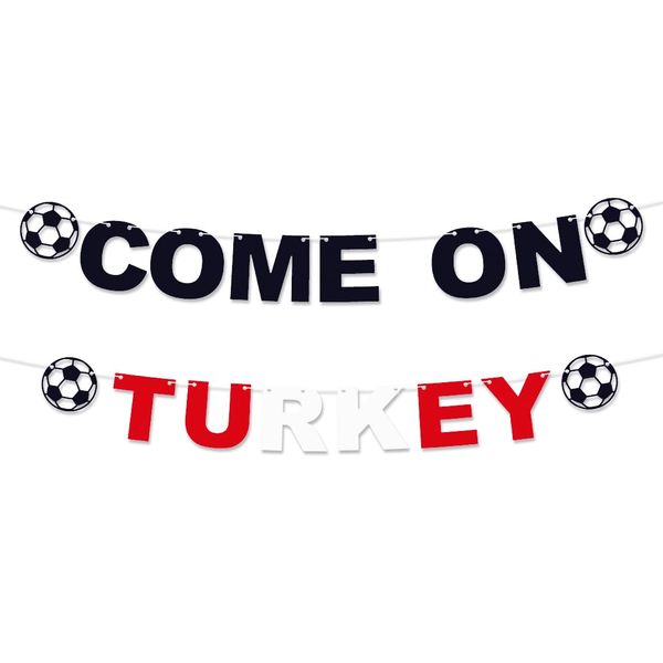 Come On Turkey Recyclable Custom Card Party Bunting