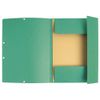 Exacompta 55573E - Lot of 3. 3 flap elasticated folder A4 assorted colour Nature
