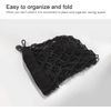 Cargo Net Compatible with 2022 2023 2024 2025 Maverick, Black, Nylon/Polyester, Hook Fastener