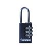 Squire 20MM BLK Combi Padlock DFCOMBI20, Black, 20 mm