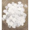 white heart tissue paper confetti table decoration, wedding confetti