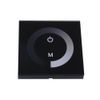 AUNMAS Touch Panel Dimmer, Wall Switch Controller DC 12V-24V Single Color LED Light Strip Wall Switch(Black)