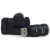Ulticool - Camera 16 GB USB with Lens - Flash Pen Drive - Camera with Lens Memory Stick Data Storage - Memory Stick - Black