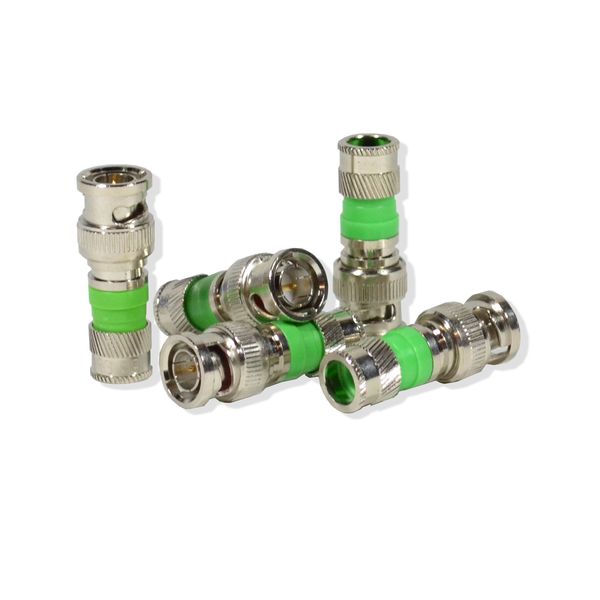 25 pack BNC Compression Connector Adapter for RG59 Coax Cable CCTV Camera