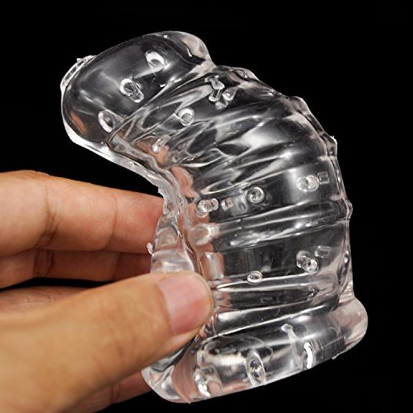 Bondage Masters Chastity Device Detained Soft Body Chastity Cage with Internal Spikes