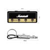 TOUFEIYUAN JCM800 Jack Rack Compatible Key Hanger, Wall Hanger, Stylish, Includes 4 Plug-Type Keychains, Storage, Amplifier Type (Black)