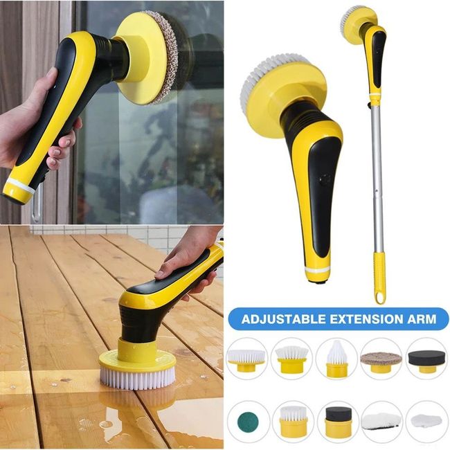 Electric Spin Scrubber Cordless Electric Cleaning Brush For Bathroom  Electric Sp