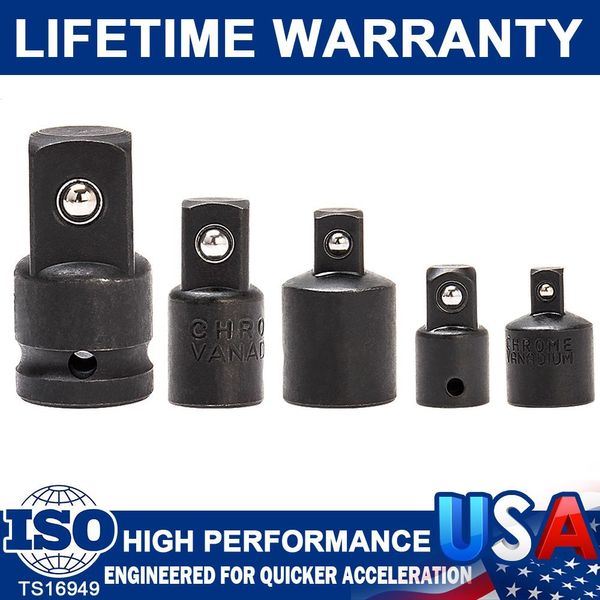 5 Drive Socket Reducer Air Impact Wrench Adapter Hand Craft Tool Set 1/4 3/8 1/2