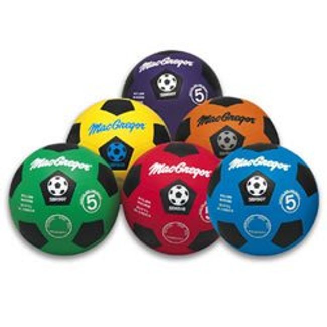 Multicolor Soccerballs (Set of 6) - Size 5