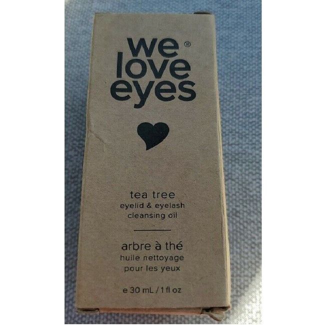 We Love Eyes Tea Tree Eyelid & Eyelash Cleansing Oil, 1 oz