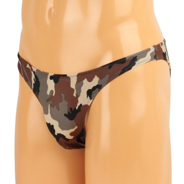 Men's Stretch Camo purintoha-hubakku Brown