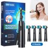 Rotating Electric Toothbrush for Adults, Rechargeable 3 Modes Teeth Deep Clean