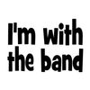 CafePress I'm with The Band Rectangle Bumper Sticker Car Decal