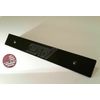 Acrylic Black Front License Plate Delete with Custom Laser Engraved Logo E