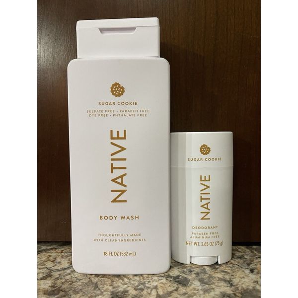 NEW— Native Sugar Cookie Body Wash & Deodorant Combo