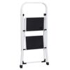2 Step Ladder Folding Step Stool w/ Handgrip & Wide Pedal Lightweight Indoor
