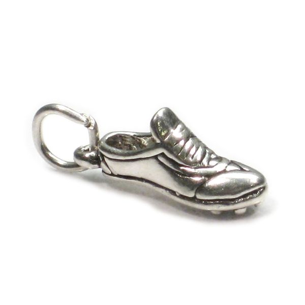 Running Track shoe sterling silver charm .925 x 1 Runner charms