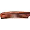 BUCO Large Sawn Grip Comb - 21.5 cm Hair Friendly Plastic Unisex / All Ages Havana Brown