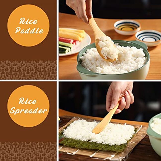 Sushi Maker, All in 1 Easy Sushi Making Kit for Beginners, Sushi Kit with  knife